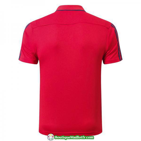 Polo Kit Arsenal Entrainement 2019 2020 Rouge