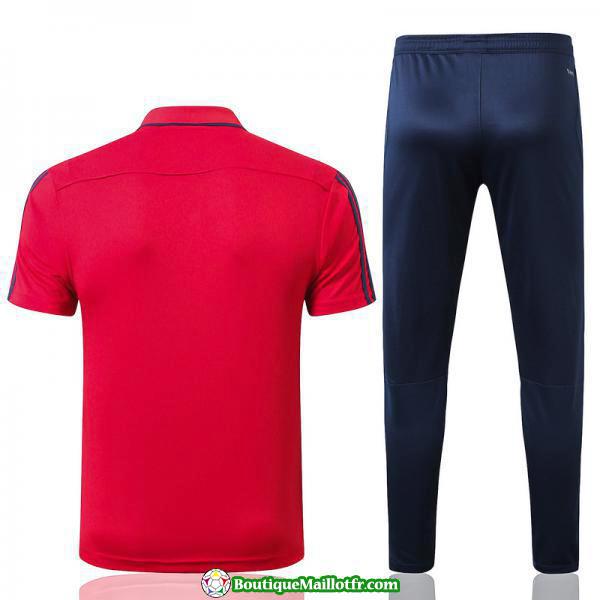 Polo Kit Arsenal Entrainement 2019 2020 Rouge
