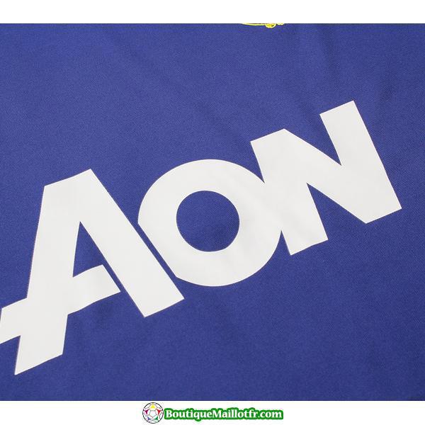 Polo Kit Manchester United Entrainement 2019 2020 Bleu Fonce Noir