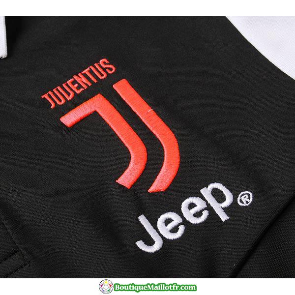 Polo Kit Juventus Entrainement 2019 2020 Noir Blanc Rouge