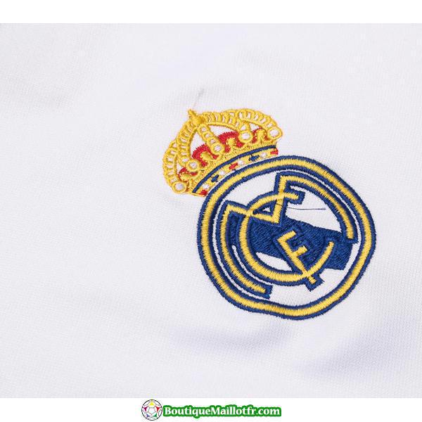 Veste Real Madrid 2018 2019 Ensemble Complet Blanc