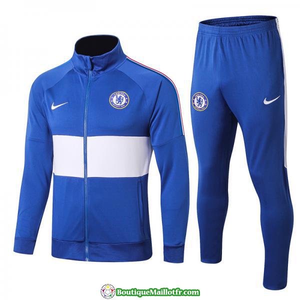 Veste Chelsea 2019 2020 Ensemble Complet Bleu Fonce