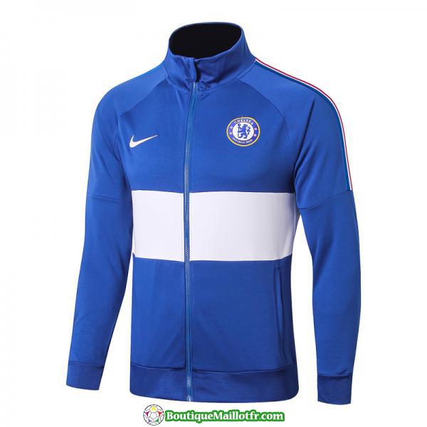 Veste Chelsea 2019 2020 Ensemble Complet Bleu Fonce