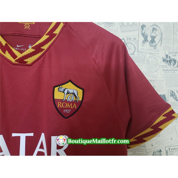 Maillot As Roma Domicile Jujube Rouge 2019 2020