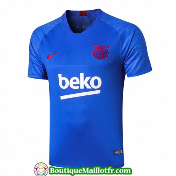 Maillot Barcelone 2019 2020 Pre Match Bleu