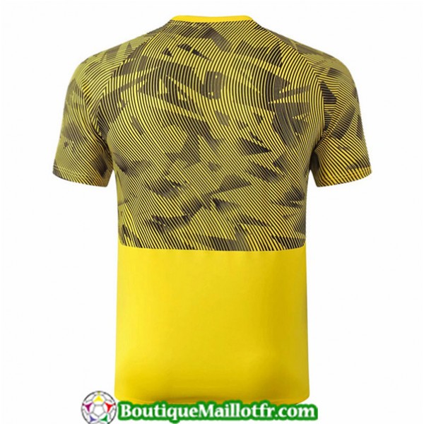 Maillot Borussia Dortmund 2019 2020 Pre Match Jaune