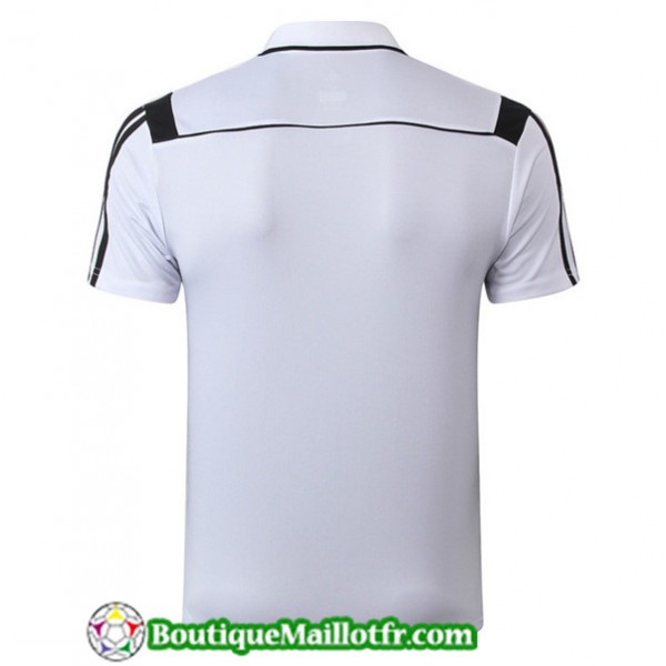 Maillot Entrenamiento Manchester United Polo Blanc