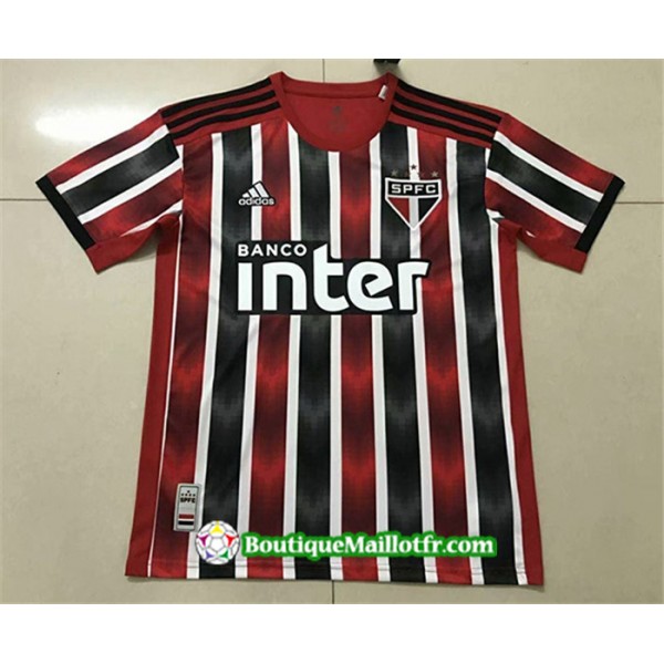 Maillot Sao Paulo 2019 2020 Exterieur Rouge