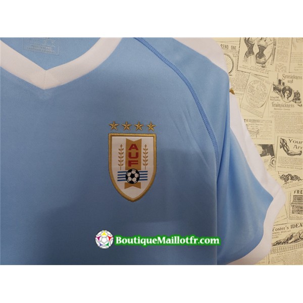 Maillot Uruguay 2019 2020 Domicile Bleu