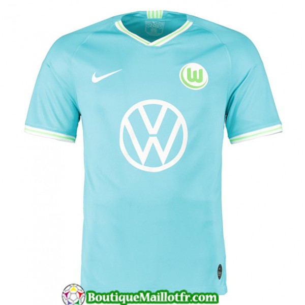 Maillot Wolfsburg 2019 2020 Exterieur Bleu
