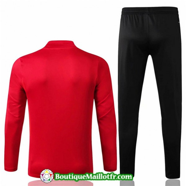 Survetement Feyenoord 2019 2020 Ensemble Rouge + Short Noir