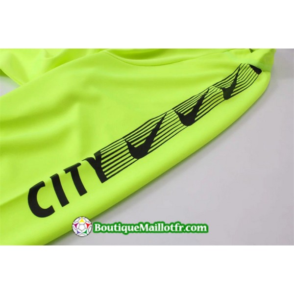 Survetement Manchester City 2019 2020 Ensemble Jaune/vert