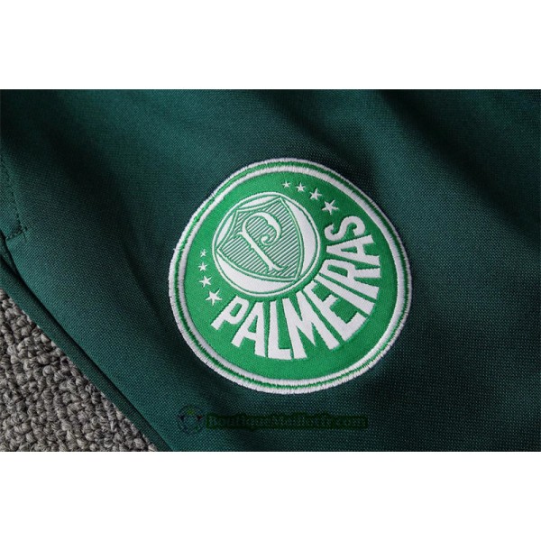 Survetement Palmeiras 2019 2020 Ensemble Blanc/vert Sweat Zippe