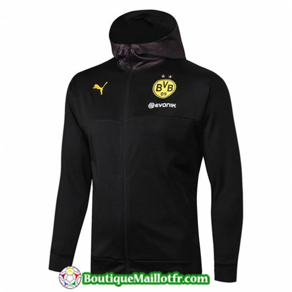 Veste De Foot Borussia Dortmund 2019 2020 à Capuc...