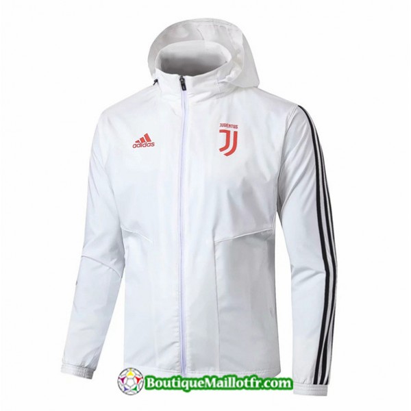 Veste Coupe Vent à Capuche Juventus 2019 2020 Ens...