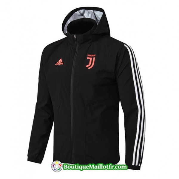 Veste Coupe Vent à Capuche Juventus 2019 2020 Ens...