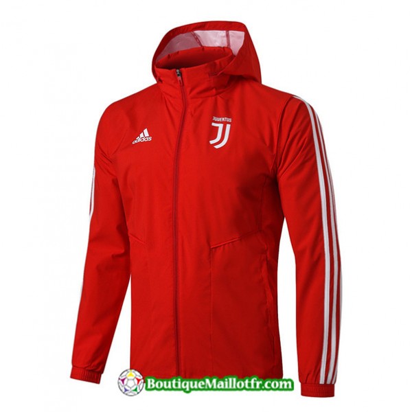 Veste Coupe Vent à Capuche Juventus 2019 2020 Ens...