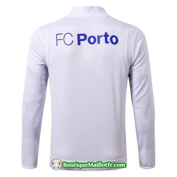 Veste De Foot Porto 2019 2020 Ensemble Blanc/noir