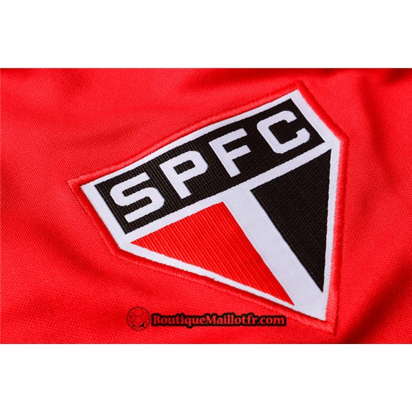 Veste Survetement São Paulo 2020 2021 Rouge