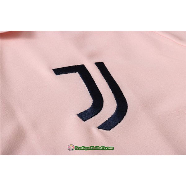 Maillot Kit Entraînement Juventus 2020 2021 Polo Training Rose