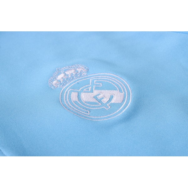 Maillot Kit Entraînement Real Madrid 2020 2021 Polo Training Bleu
