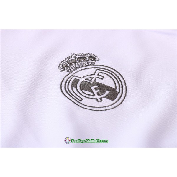 Veste Survetement Real Madrid 2020 2021 Blanc