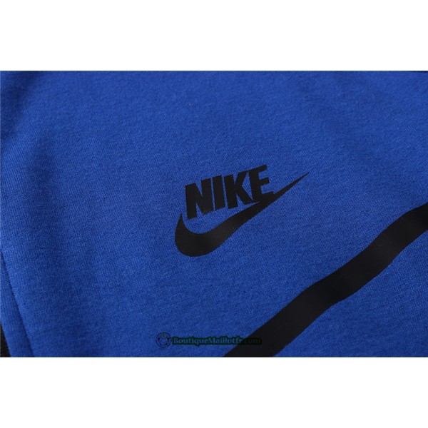 Veste Survetement Nike 2020 2021 à Capuche Bleu
