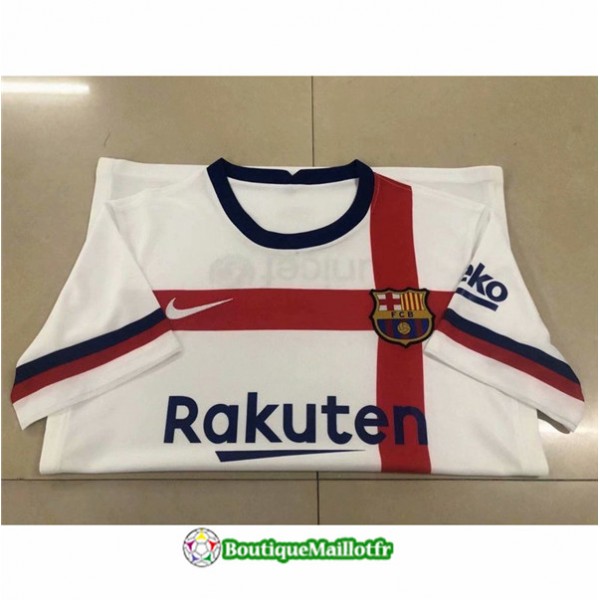 Maillot Barcelone 2020 Blanc/rouge Classic