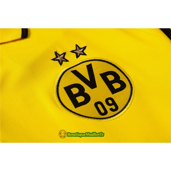 Maillot Kit Entraînement Borussia Dortmund Polo 2020 Training Jaune