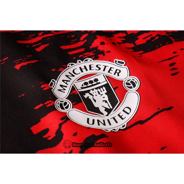 Maillot Kit Entraînement Manchester United 2020 Training Rouge