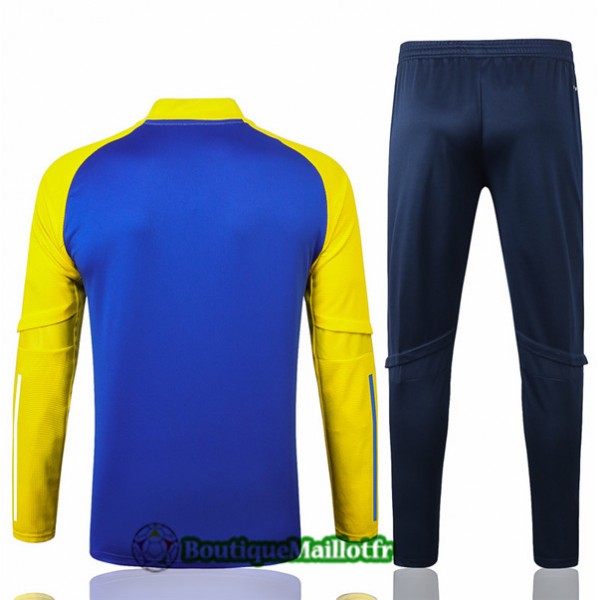Survetement Boca Juniors 2020 Bleu Marine/jaune