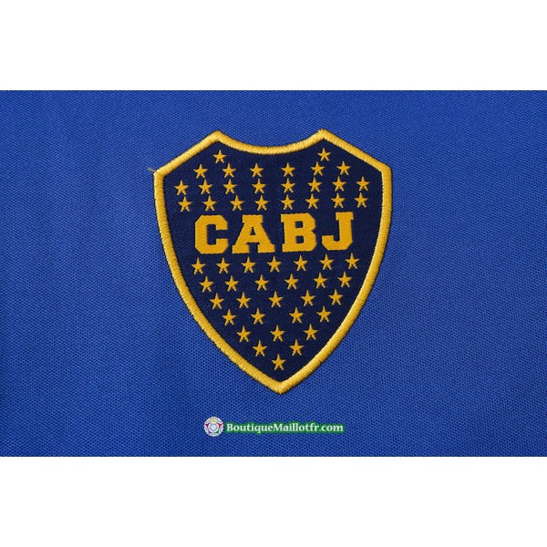 Maillot Kit Entraînement Polo Boca Juniors 2021 2022 Training Bleu