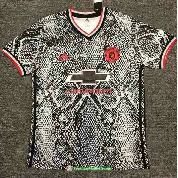 Maillot Manchester United Pattern 2021 2022 Pre Ma...