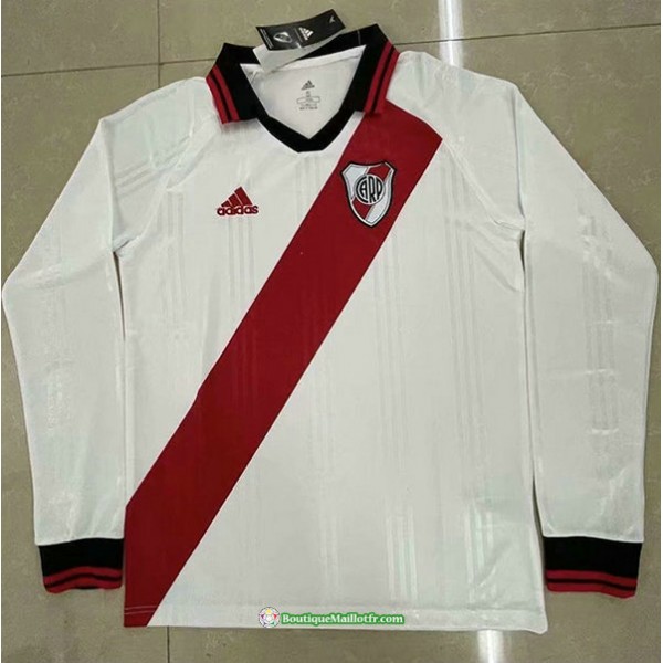 Maillot River Plate 2021 2022 Manche Longue Blanc