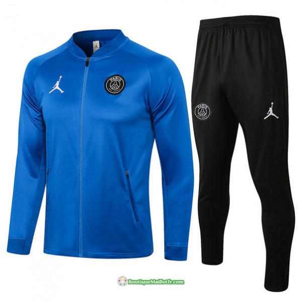 Veste Survetement Psg Jordan 2021 2022 Bleu