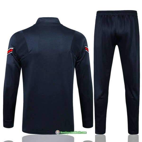 Veste Survetement Psg Jordan 2021 2022 Bleu Marine