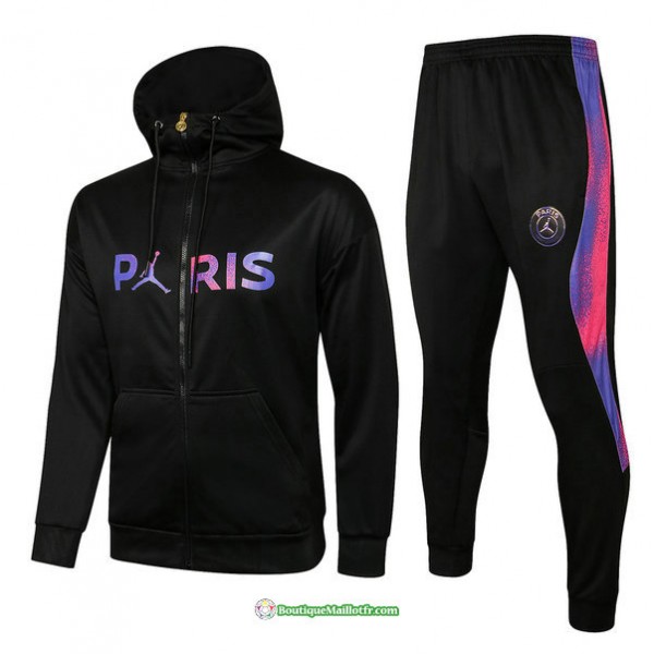 Veste Survetement Psg Jordan 2021 2022 A Capuche N...