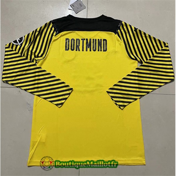 Maillot Borussia Dortmund 2021 2022 Domicile Manche Longue