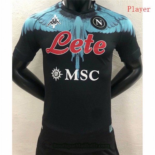 Maillot Naples Player 2020 2021 Joint Edition Noir
