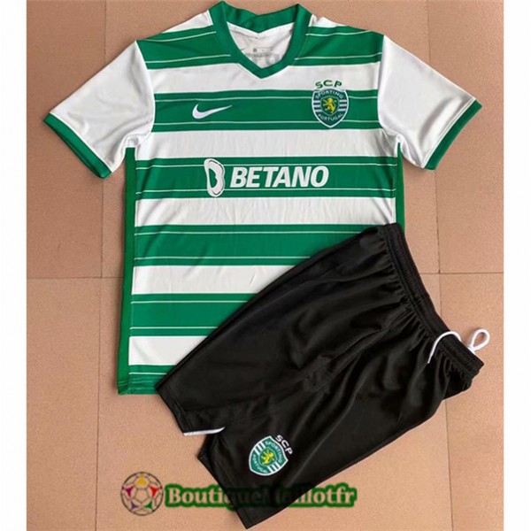 Maillot Sporting Lisbon Enfant 2021 2022 Domicile