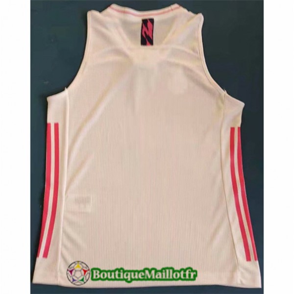 Maillot Vest Real Madrid 2021 2022 Blanc/rouge