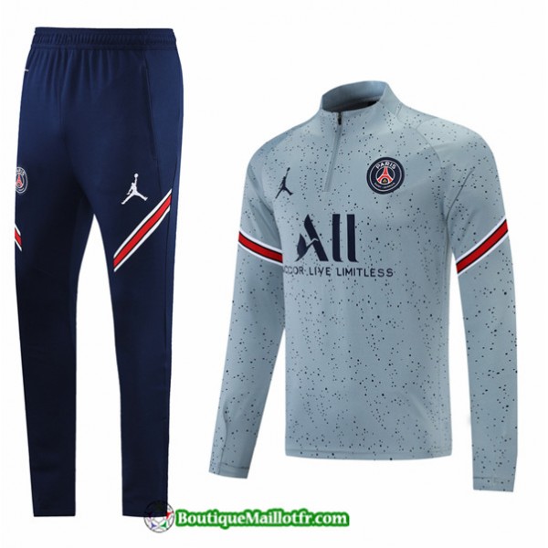 Survetement Psg Jordan 2021 2022 Gris