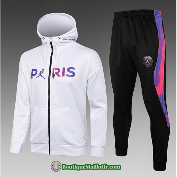 Veste Survetement Jordan Psg 2021 2022 à Capuche ...