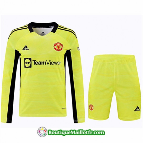 Maillot Manchester United + Short 2021 2022 Manche...