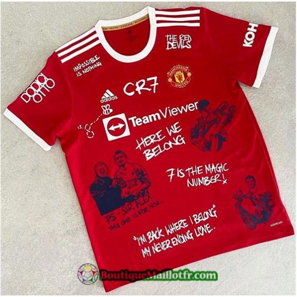 Maillot Manchester United 2021 2022 Domicile Speci...