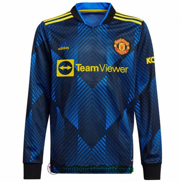 Maillot Manchester United 2021 2022 Third Manche L...