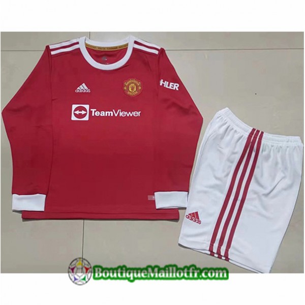 Maillot Manchester United Enfant 2021 2022 Domicil...