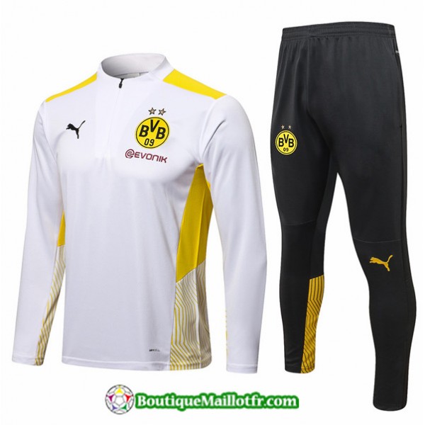 Maillot Survetement Borussia Dortmund 2021 2022 Bl...