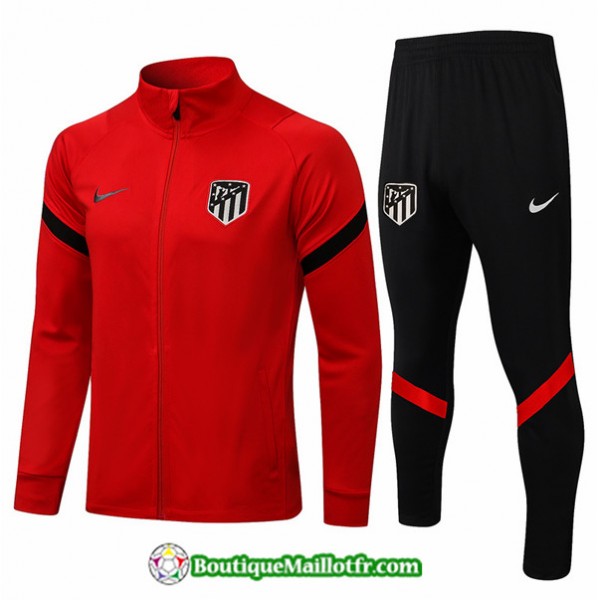 Maillot Veste Survetement Atletico Madrid 2021 202...