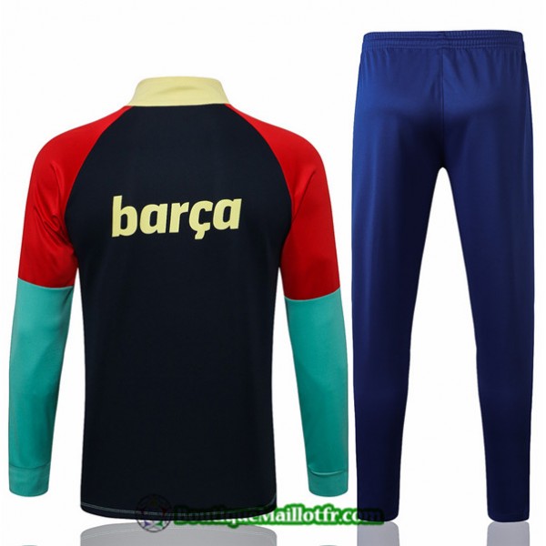 Maillot Veste Survetement Barcelone 2021 2022 Jaune/rouge/bleu/vert